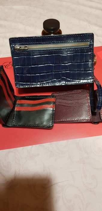 Продам мужскую барсетка ручной работы из натуральной кожи.