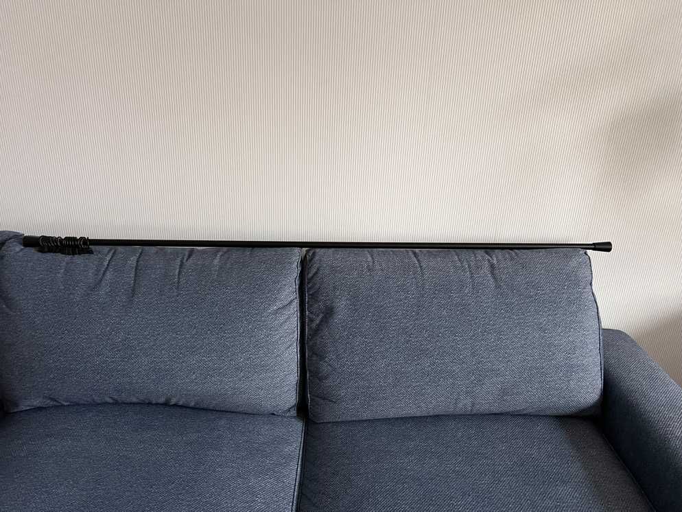 Karnisz pojedynczy Castorama GoodHome Araxos czarny 160cm