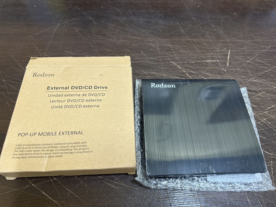 Rodzon BT638 Zewnętrzna nagrywarka DVD/CD USB,