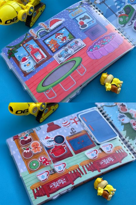 Альбом на липучках “Зимова місія” – Щенячий Патруль!