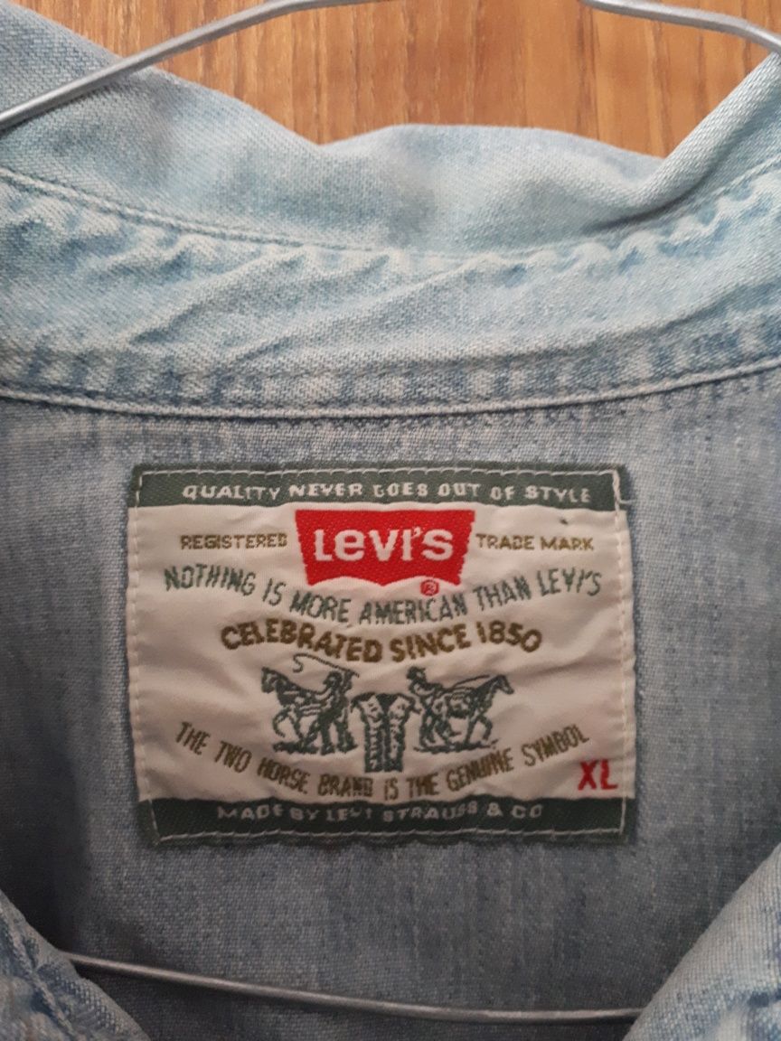Jeansowa koszula levis Xl