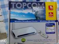 Topcom router wireless mais usb wireless