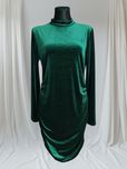 Sukienka z dzianiny welur elegancka M/L