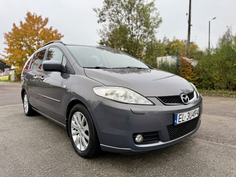 Mazda 5/2006r/2.0 LPG/klima/niski przebieg/bdb stan/7 osób