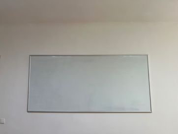 Tablica suchościeralna magnetyczna biała - 220 x 103,5 cm