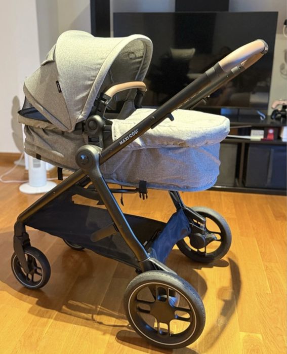 Como Novo Carrinho 3 em 1 Maxi Cosi Zélia S & Cabriofiz S I-Size