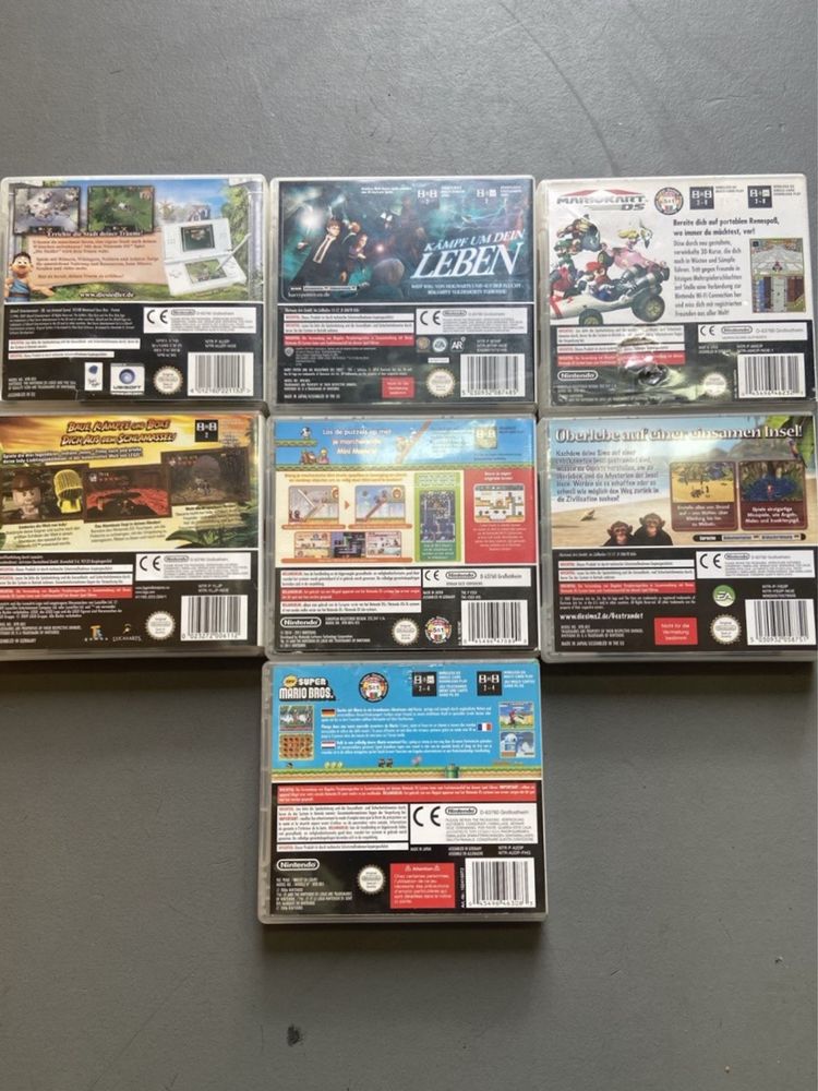 Картриджи на Nintendo DS Немецкое издание