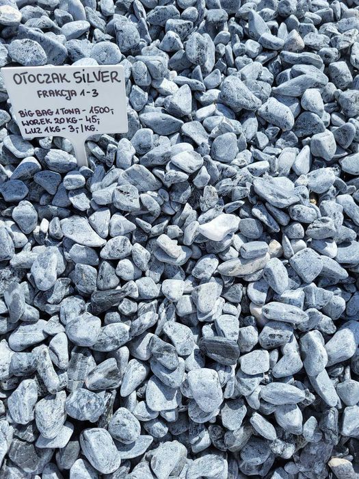 Otoczak Thassos grecki biały kamień Kamienie ogrodowe dekoracyjne ozdo