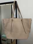 Beżowa torebka shopper zara
