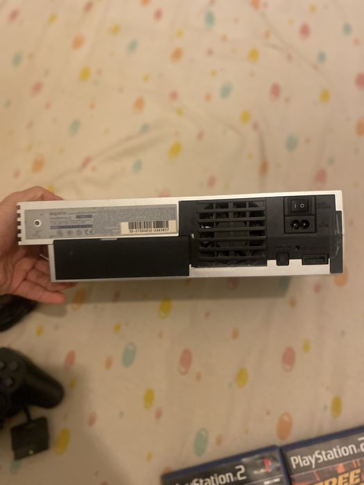 Kit completo ps2 + comando+ 4 jogos +cabo