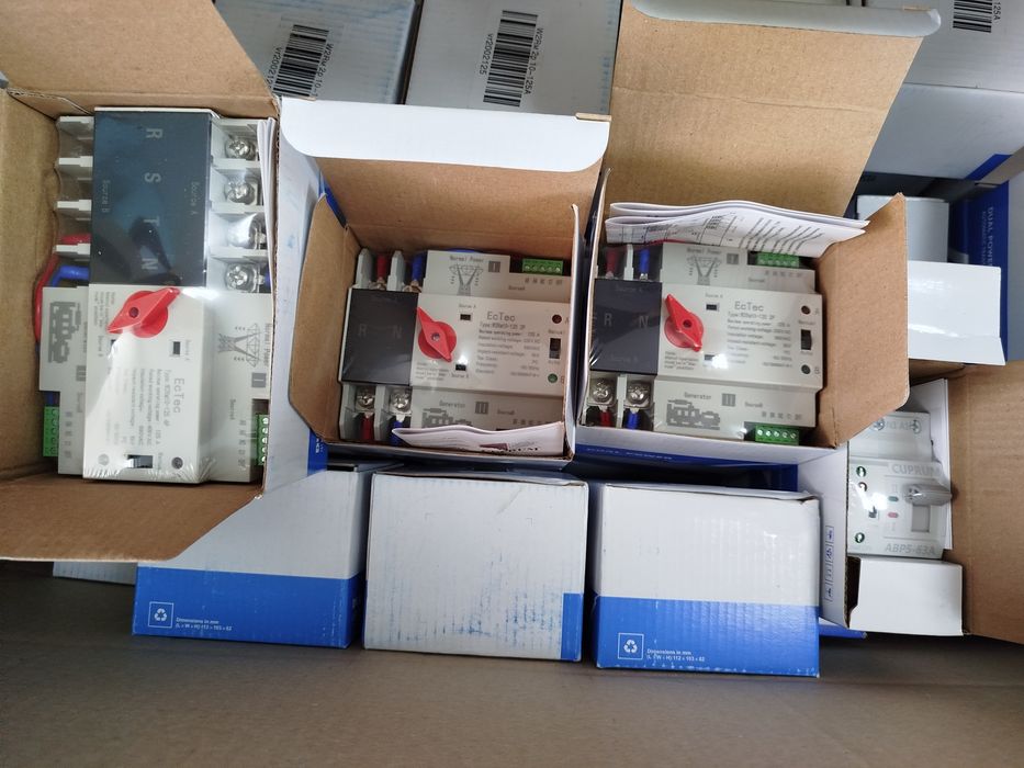 АВР Автомат вводу резерву 125А Tomzn TOQ5-125/2/3/4 Tahnele TXATS 125/