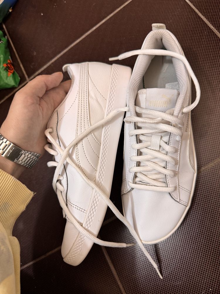 КЕДИ PUMA SMASH WNS V2 L колір білий жіночі