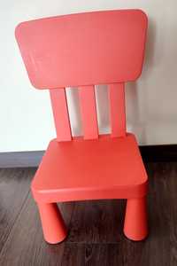 Krzesełko Ikea niskie dla mniejszych dzieci