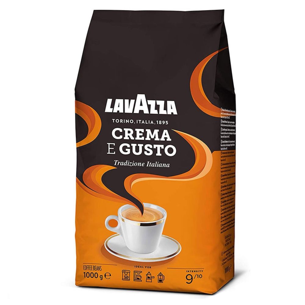Кава Lavazza в зернах, кофе Лаваза,  Oro, Crema, Rossa, Tierra