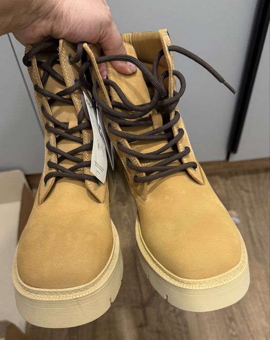 Шкіряні черевики Mango жіночі 40 розмір