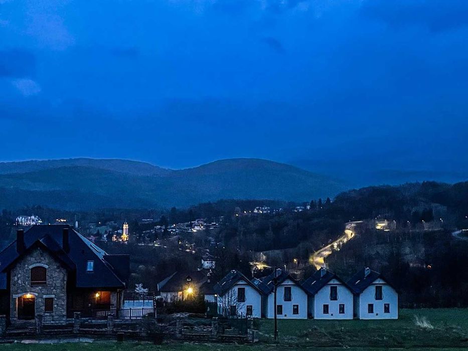 Domki w Szklarskiej Porębie z widokiem na panoramę gór