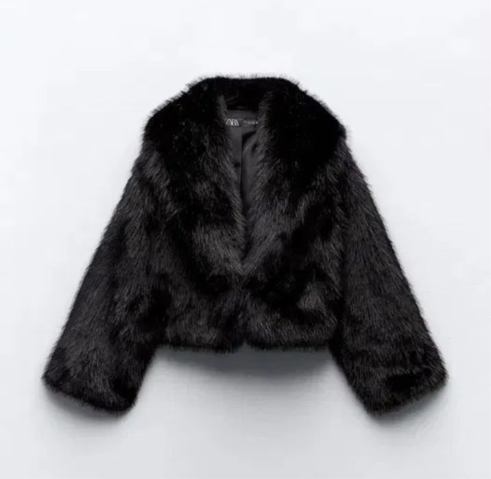 Полушубок zara xs