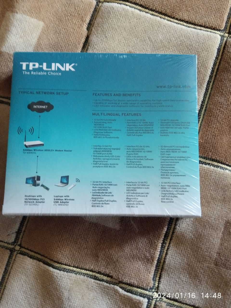 Мережевий адаптер TP-LINK TF-3239DL PCI to LAN 10/100Mb/s