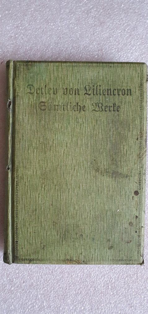 Detlev von Liliencron Wszystkie prace 1803 rok.