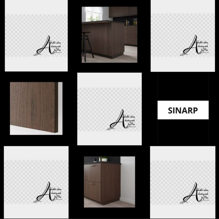 3x 40x80 cm. S I N A R P  ikea metod front drzwi obudowy