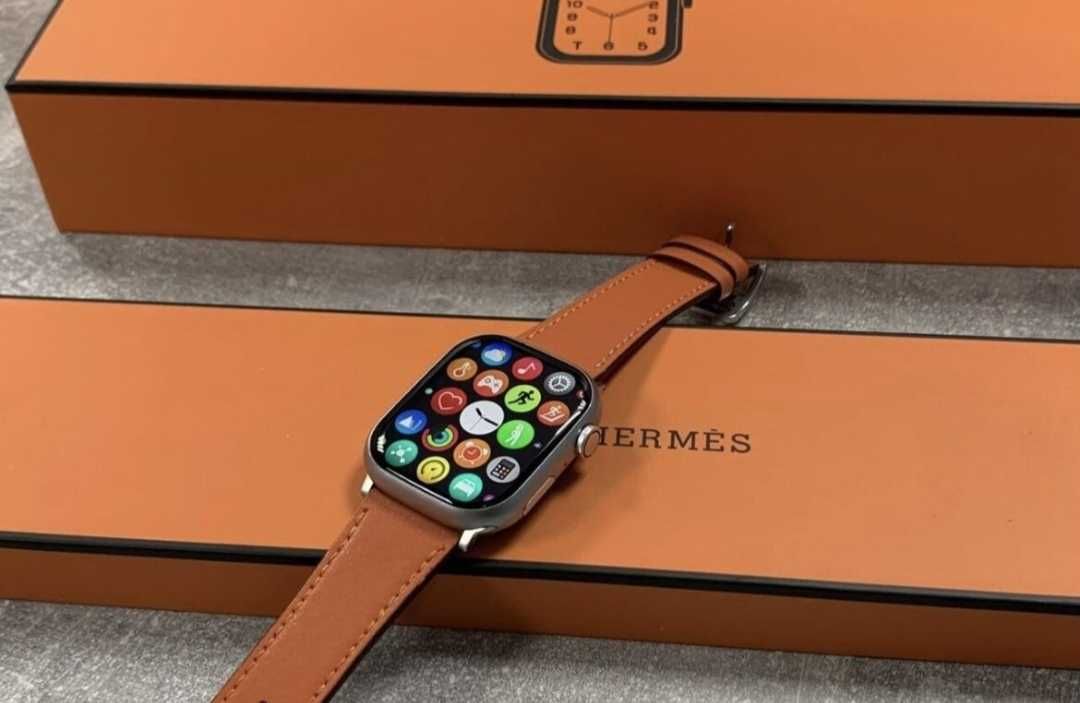 Smart Watch Hermes 45 mm 1в1 Premium Watch Gold