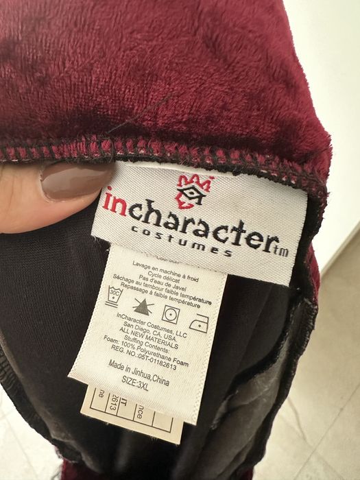 Strój przebranie na halloween 3XL inchatacter costumes