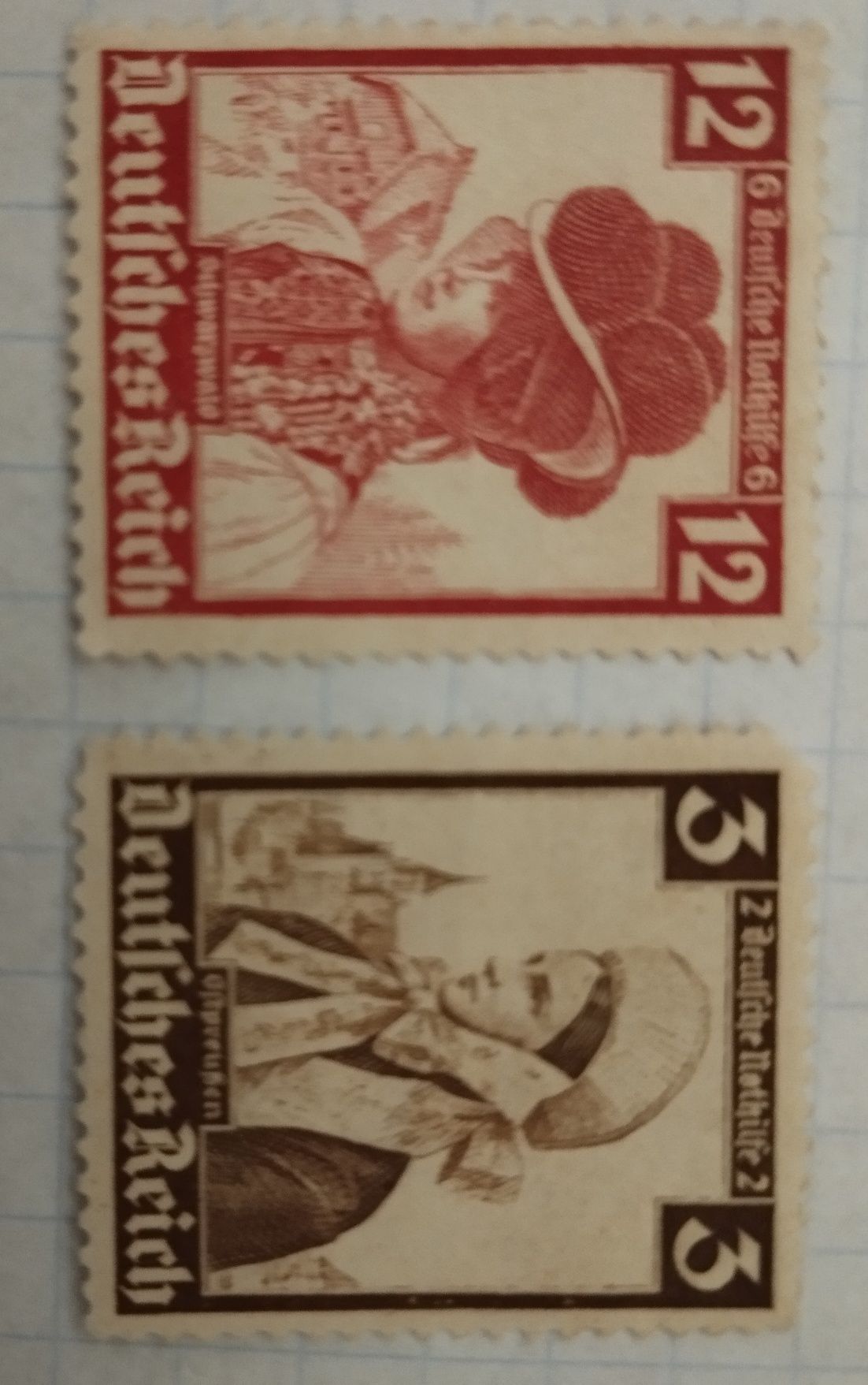 Почтовые марки Третьего рейха.