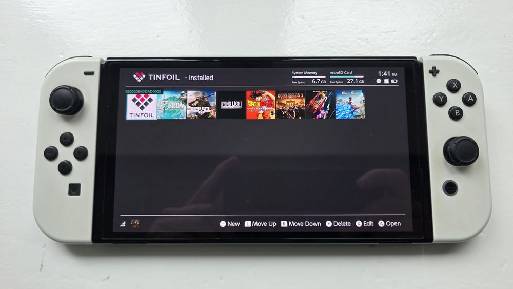 Nintendo Switch Oled Tinfoil