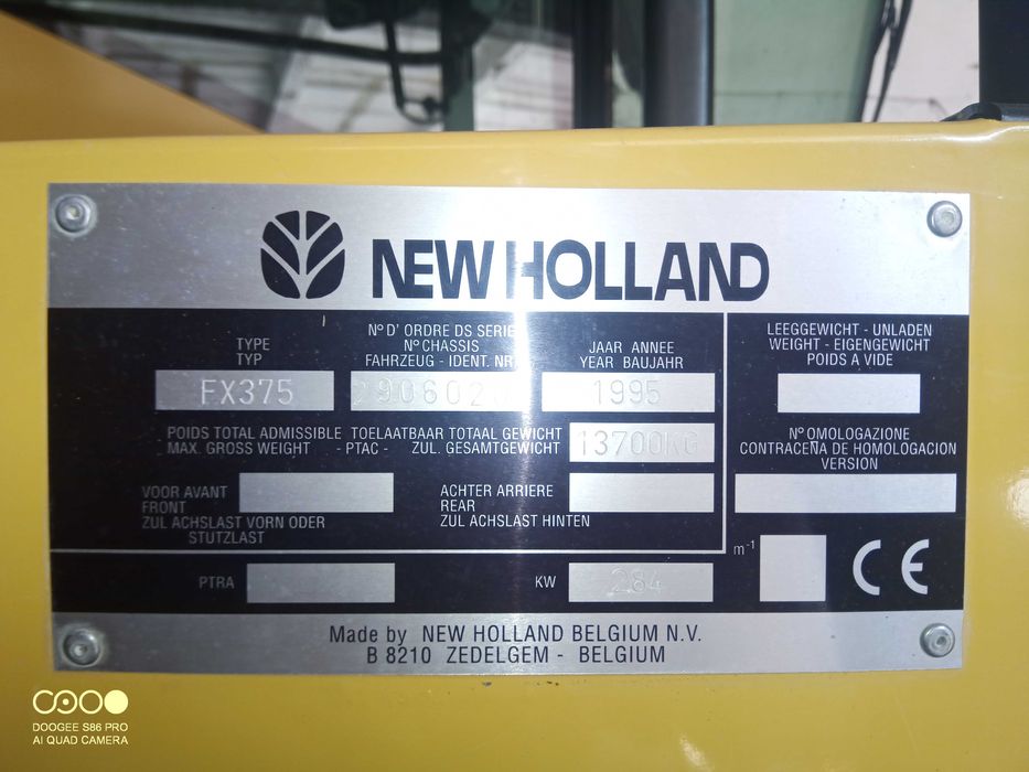 sieczkarnia NEW HOLLAND FX375