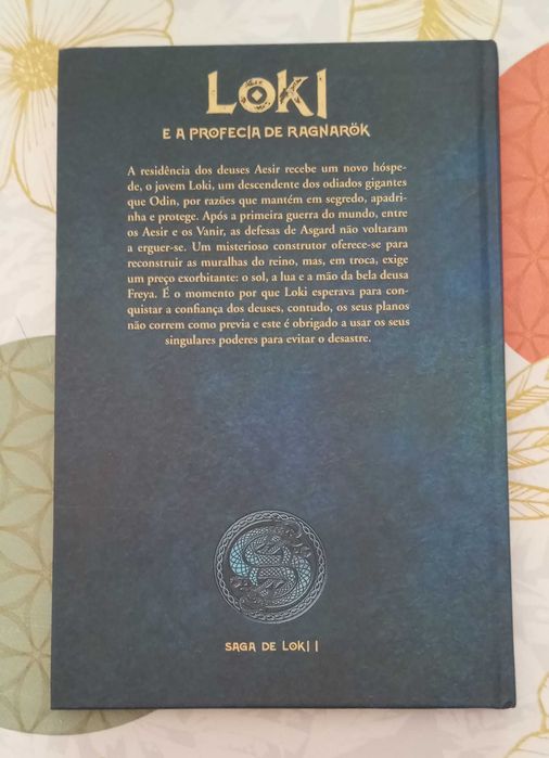 Livro "Loki e a profecia de Ragnarok" da coleção mitologia nórdica rba