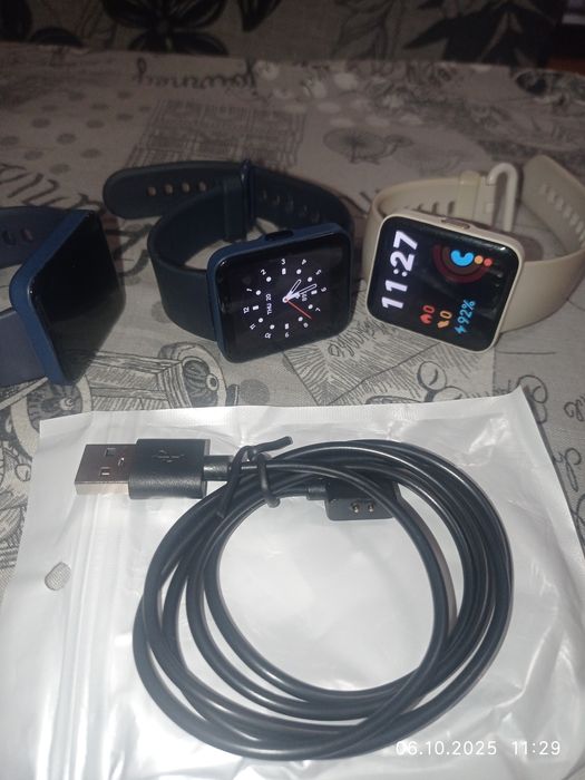 Смарт годинник.білий, синій.Redmi watch 2