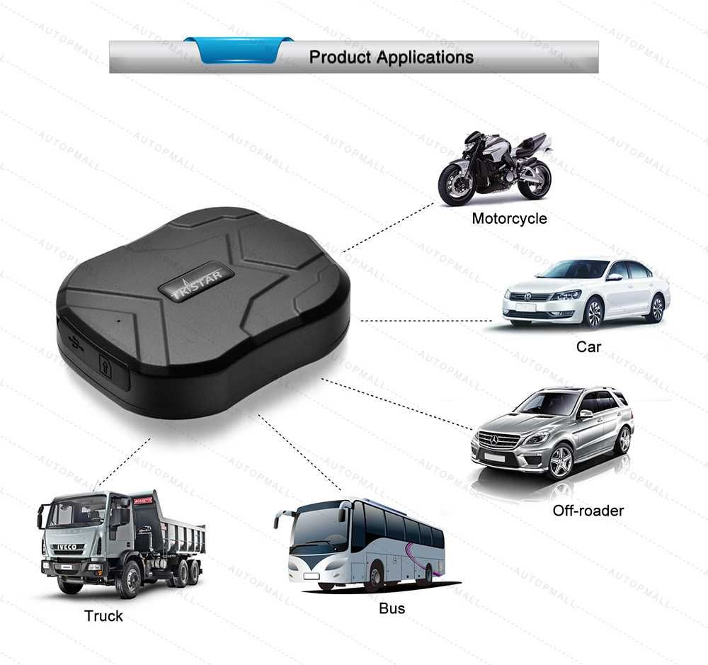 Localizador GPS, 4G Magnetico, Alarme, TKSTAR, TK905B, 10000mAh
