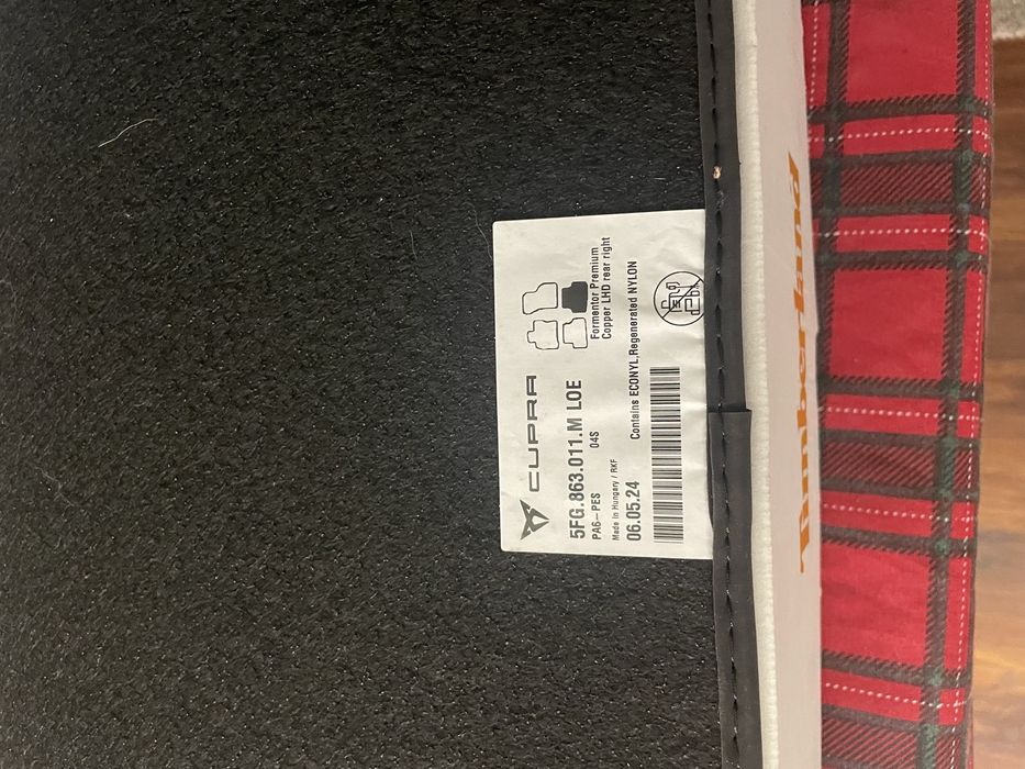 Dywaniki oryginalne CUPRA