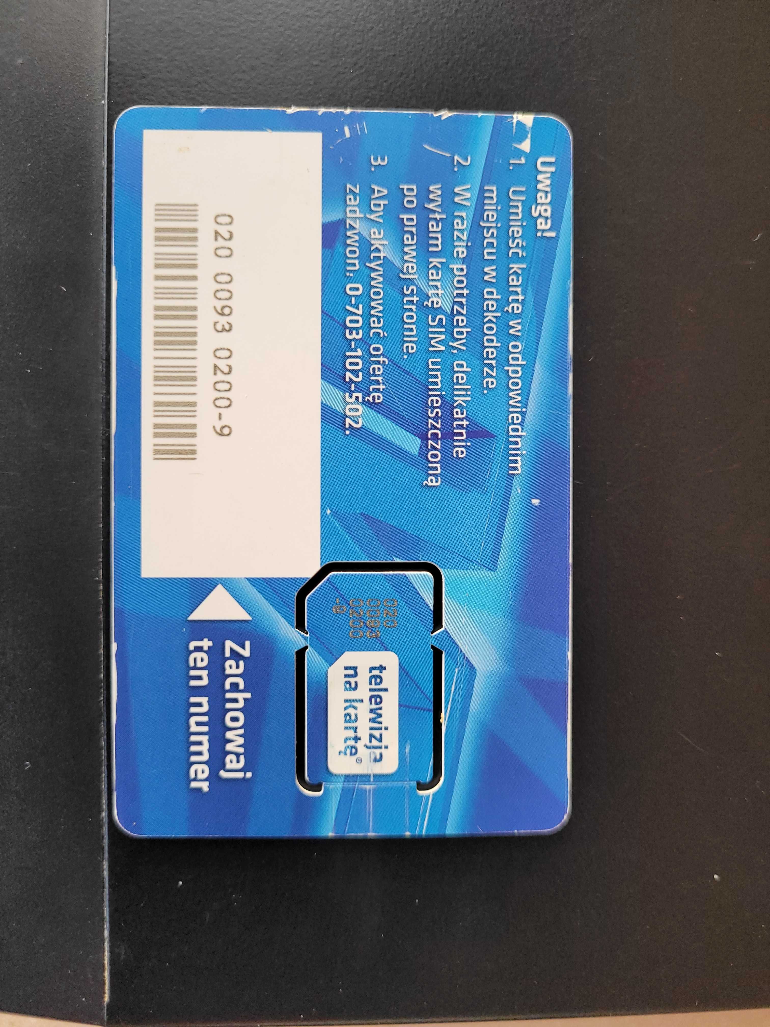 Dekoder Opticum HD X110p z kartą TNK