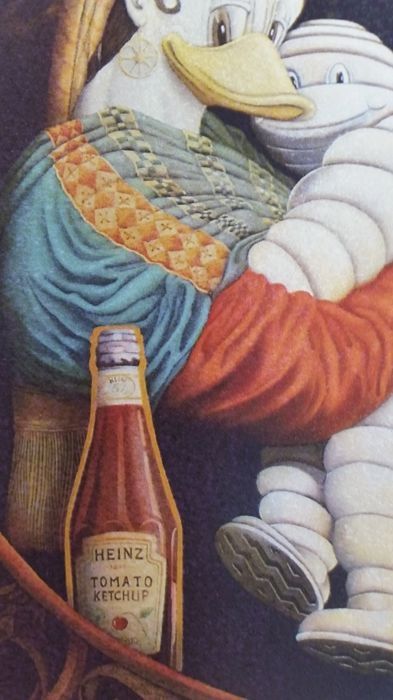 Litografia de Fernando Bellver - "Madonna Michelin"