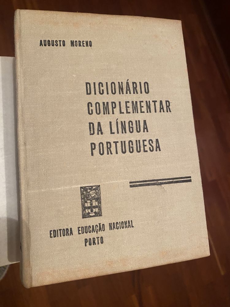 Dicionário da Língua Portuguesa Augusto Moreno