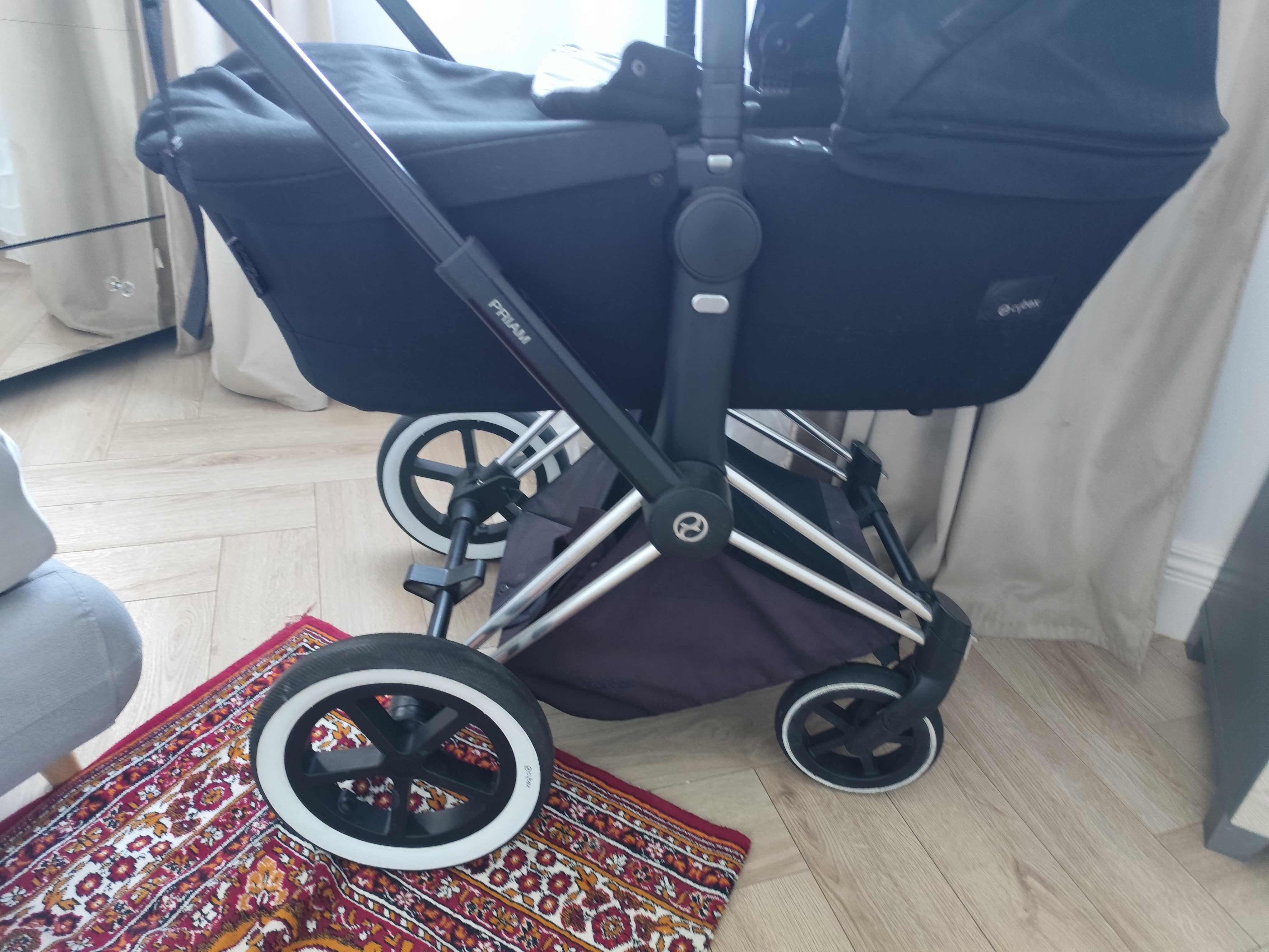Wózek Cybex Priam 2in2 light seat deep chrome black