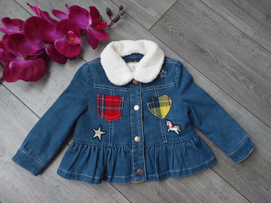 Тепла джинсовка Original marines, 74 см