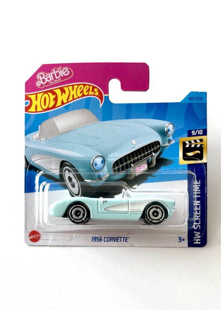 Hot Wheels Barbie Chevrolet Corvette C1, hotwheels, matchbox, resorak