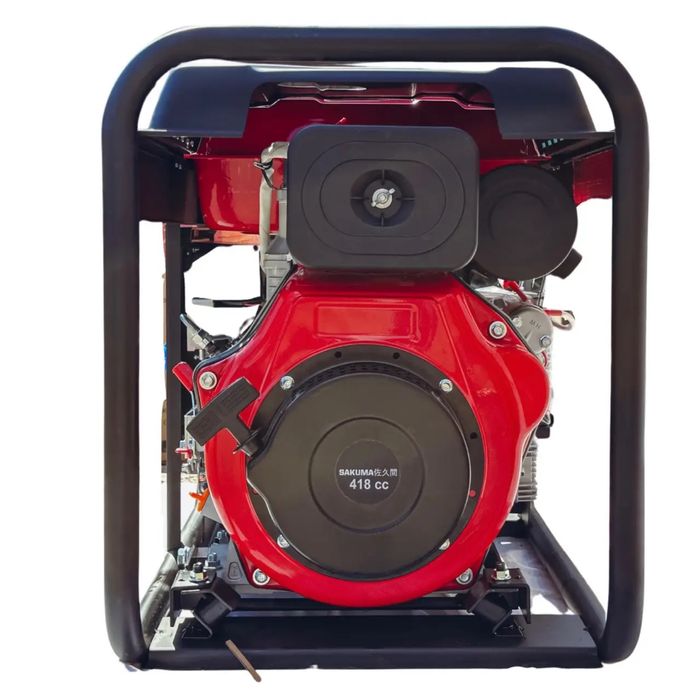Дизельний генератор SAKUMA SD7000E - 5.5 кВт - електростартер - Японія