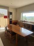 Móveis de sala - mesa jantar, 4 cadeiras e movel aparador