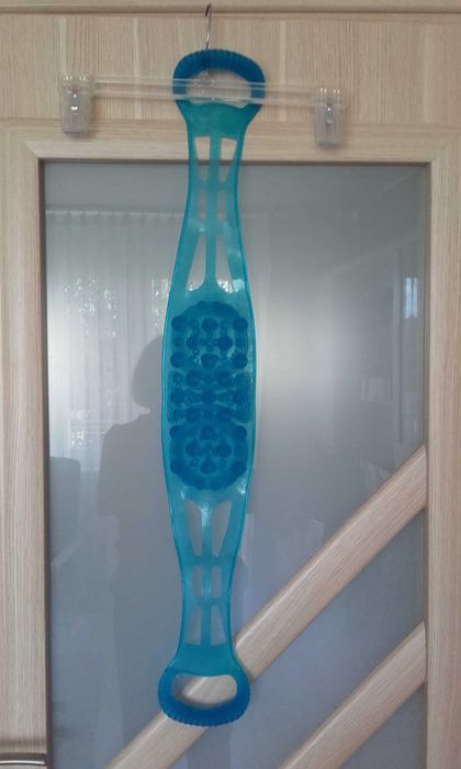 Pas masażer do masażu oraz mycia pleców, silikonowy