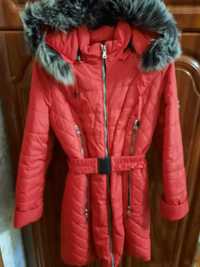 Куртка зимова для девчинки 7-9 лет