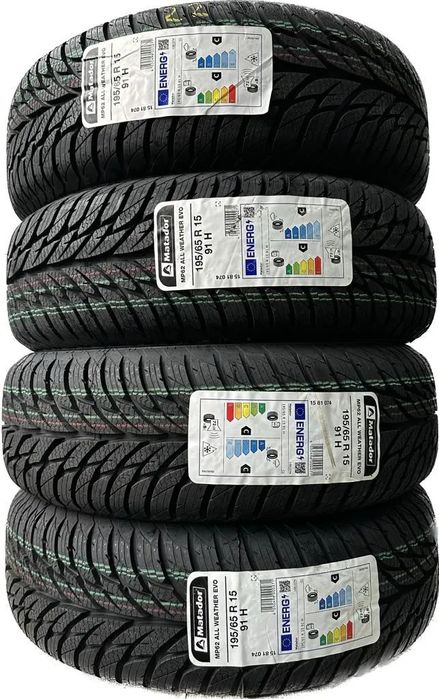 4 x 195/65R15 Opony Całoroczne Wielosezon Gr. Continental  Matador MP62 AllWeather Evo