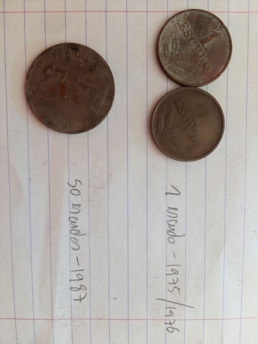 Moedas de escudos