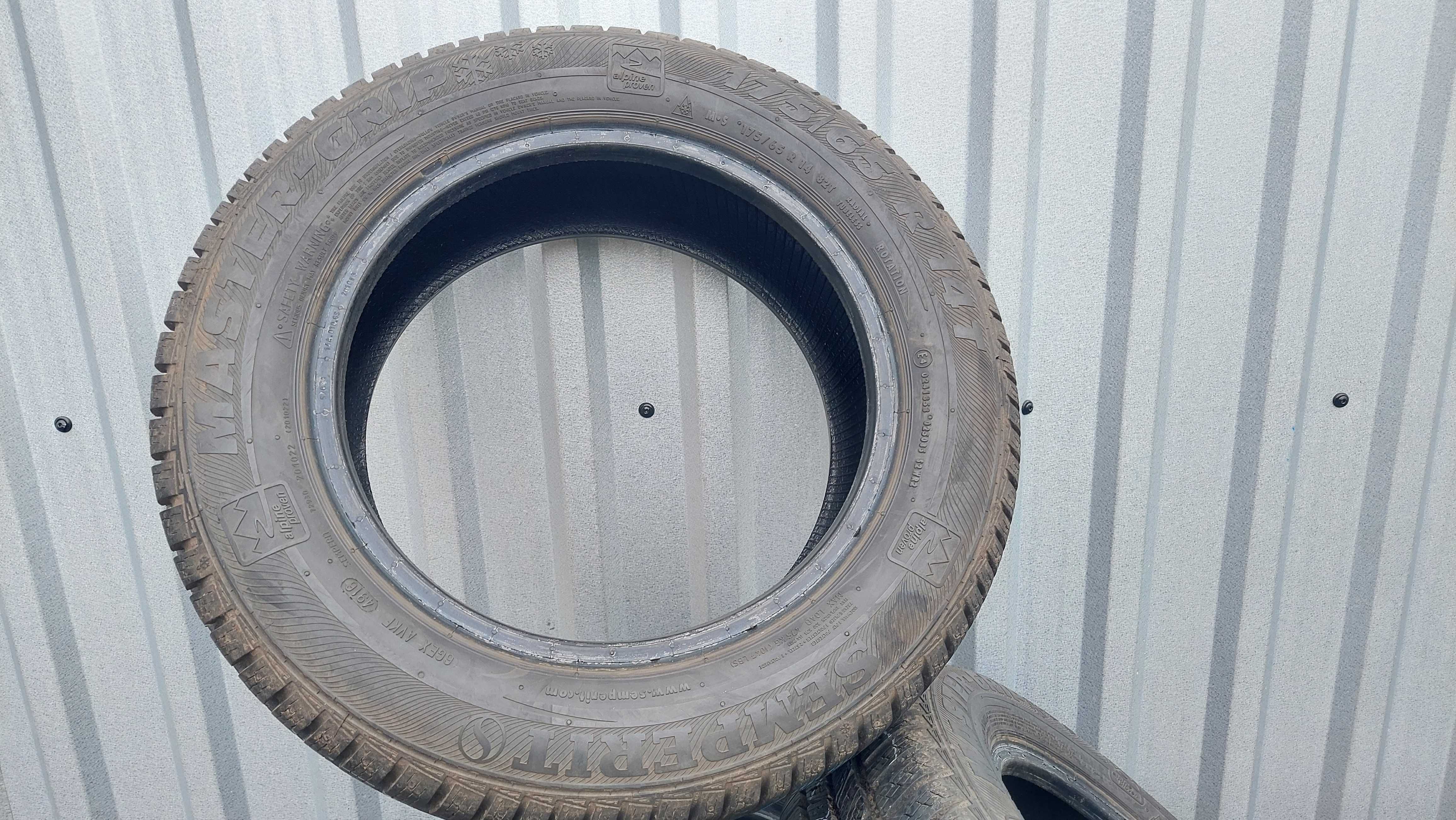 Opony zimowe 4x 175/65r14 82T Semperit Master-Grip MONTAŻ