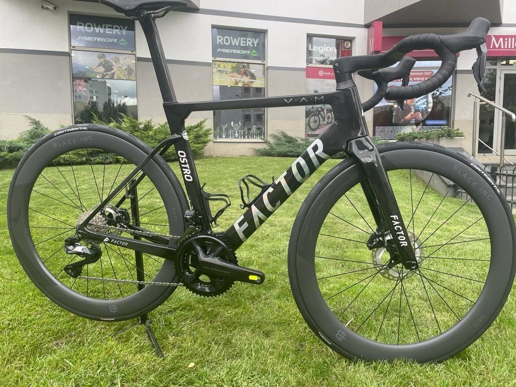 Rower Factor  OSTRO V.A.M roz. 54 black/chromo ULTEGRA Di2 12s Black