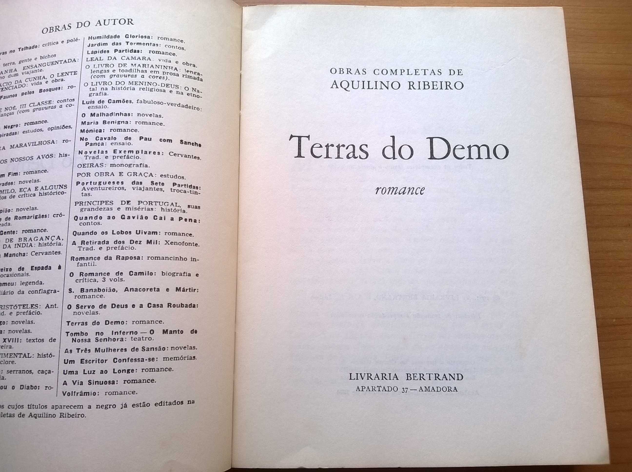 Terras do Demo - Aquilino Ribeiro (portes grátis)