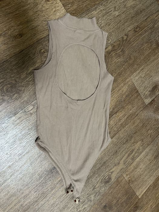 Боді пупа бавовняний в рубчик фірмовий з вирізом на спині PUMA