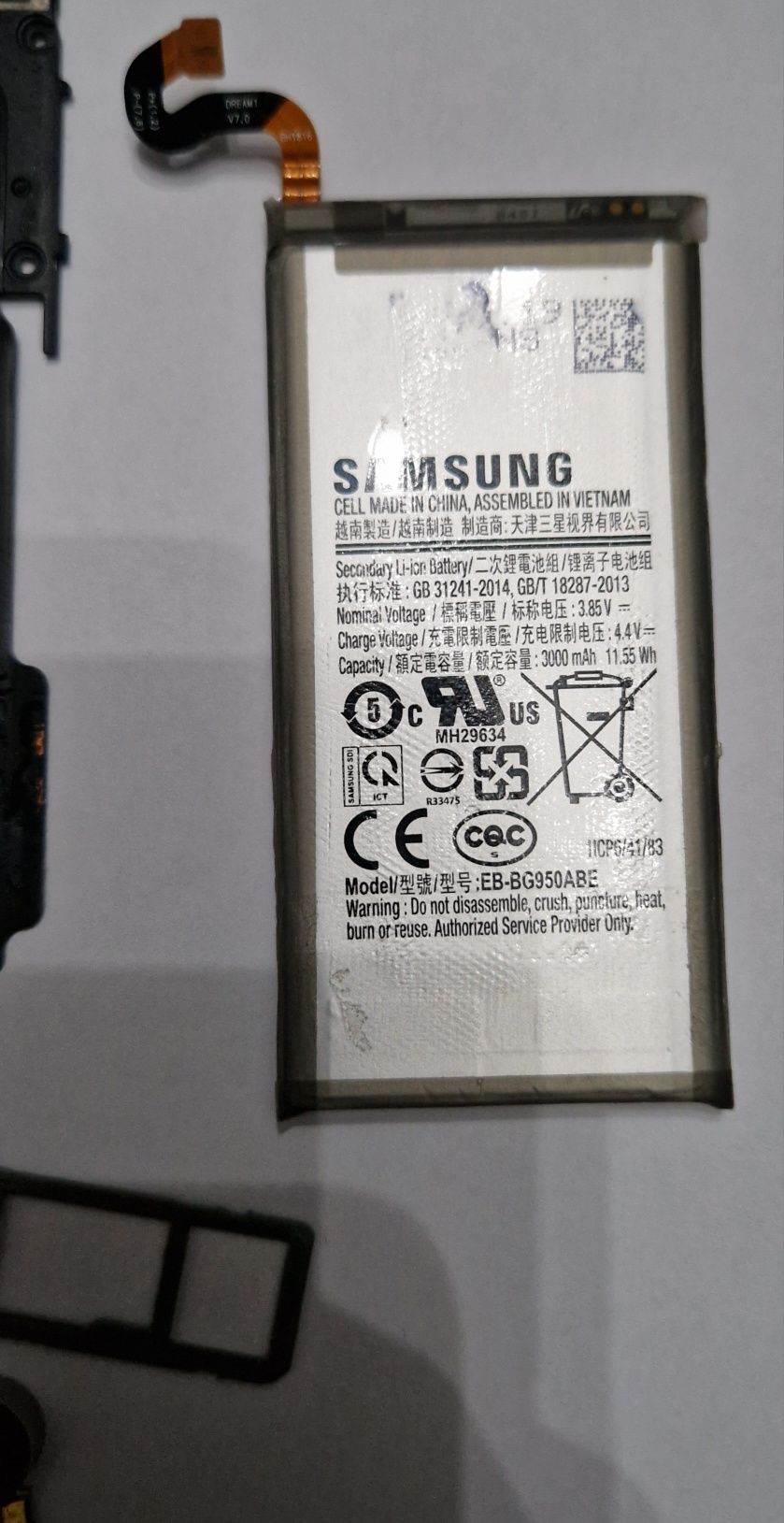 Samsung Galaxy S8 modelo G950F peças originais para venda